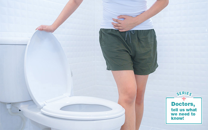 Question to a doctor “There are various causes of constipation. What are the points to be considered?”