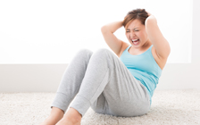 It may be due to excessive diet!? Bleeding hemorrhoids are common in women.